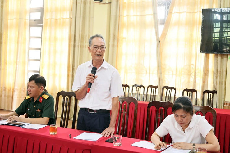 Hội nghị triển khai kế hoạch khảo sát thực trạng mộ liệt sĩ chưa xác định thông tin trong các nghĩa trang liệt sĩ trên địa bàn xã Quảng Bị- Ảnh 8.