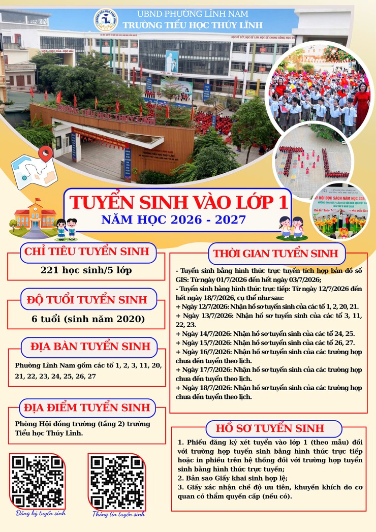 🌟 TRƯỜNG TIỂU HỌC THÚY LĨNH CHỦ ĐỘNG CHUẨN BỊ CÁC ĐIỀU KIỆN TỐT NHẤT, SẴN SÀNG TUYỂN SINH LỚP 1 NĂM HỌC 2026 – 2027 🌟- Ảnh 1.