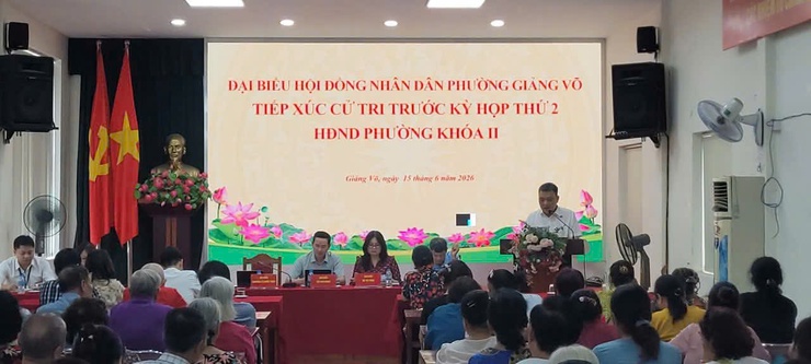 Hội nghị tiếp xúc cử tri của đại biểu HĐND phường trước kỳ họp thứ hai HĐND phường khóa II, nhiệm kỳ 2026 – 2031- Ảnh 6.