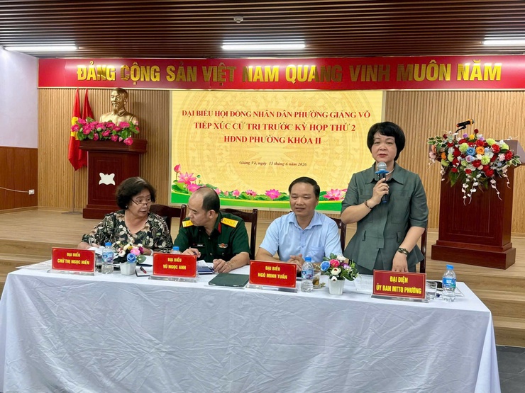 Hội nghị tiếp xúc cử tri của đại biểu HĐND phường trước kỳ họp thứ hai HĐND phường khóa II, nhiệm kỳ 2026 – 2031- Ảnh 4.