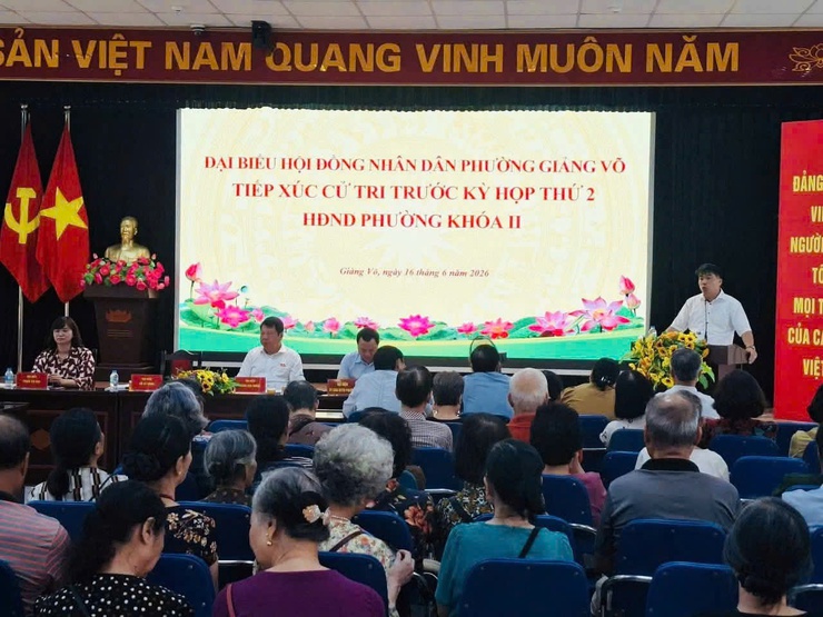 Hội nghị tiếp xúc cử tri của đại biểu HĐND phường trước kỳ họp thứ hai HĐND phường khóa II, nhiệm kỳ 2026 – 2031- Ảnh 1.