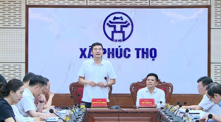 ĐẢNG ỦY XÃ PHÚC THỌ LẤY Ý KIẾN VÀO CÁC ĐỀ ÁN SẮP XẾP, KIỆN TOÀN CHI BỘ THÔN DÂN CƯ- Ảnh 1.
