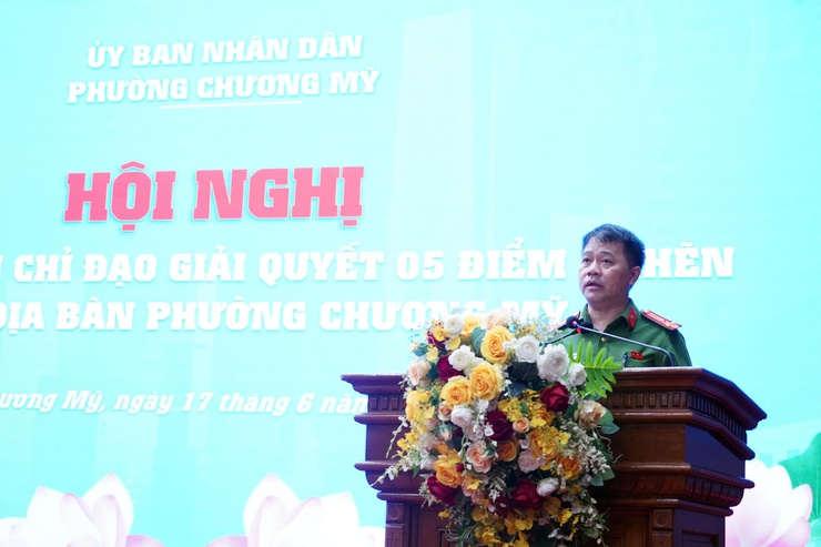 Phường Chương Mỹ đánh giá kết quả khắc phục 5 điểm nghẽn, đề ra nhiệm vụ trọng tâm thời gian tới- Ảnh 6.