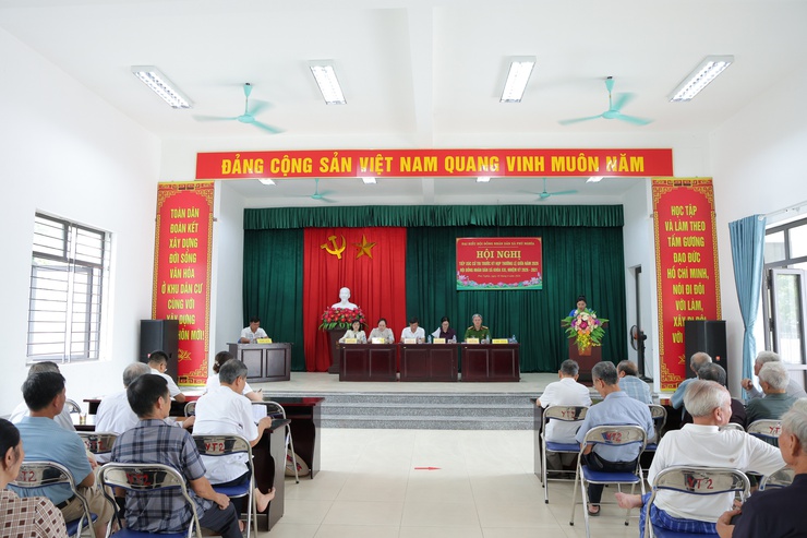 Tổ đại biểu số 01 Hội đồng nhân dân xã Phú Nghĩa khóa XXI tiếp xúc cử tri cụm Trường Yên- Ảnh 2.