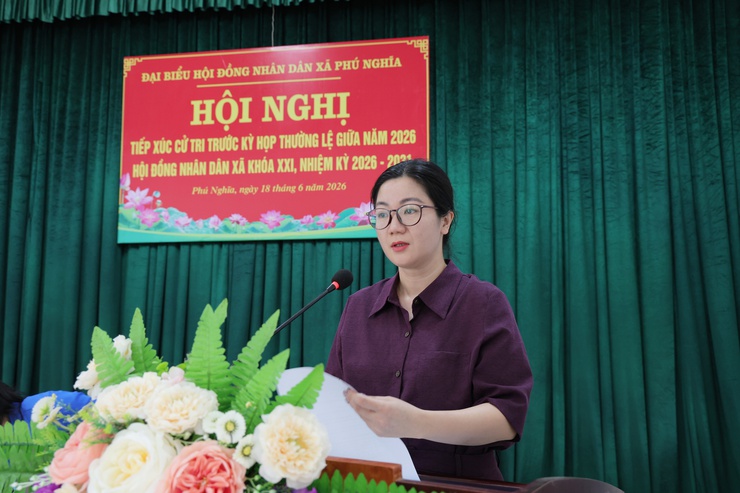 Tổ đại biểu số 01 Hội đồng nhân dân xã Phú Nghĩa khóa XXI tiếp xúc cử tri cụm Trường Yên- Ảnh 3.
