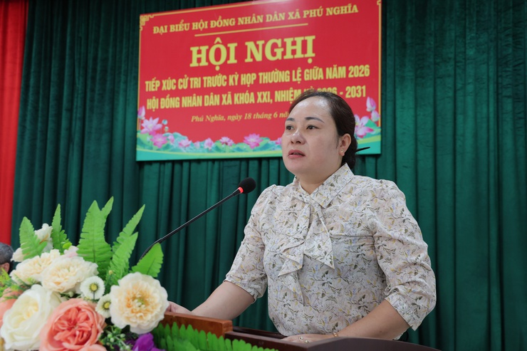 Tổ đại biểu số 01 Hội đồng nhân dân xã Phú Nghĩa khóa XXI tiếp xúc cử tri cụm Trường Yên- Ảnh 4.