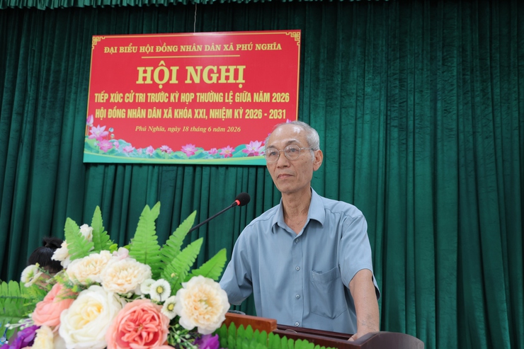 Tổ đại biểu số 01 Hội đồng nhân dân xã Phú Nghĩa khóa XXI tiếp xúc cử tri cụm Trường Yên- Ảnh 8.