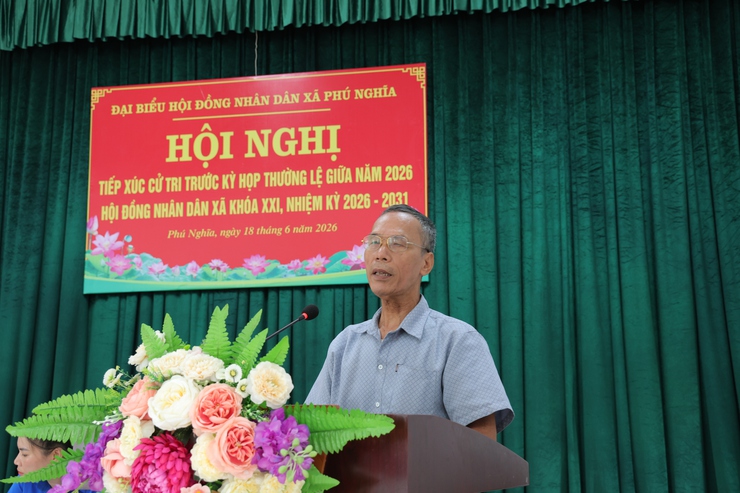 Tổ đại biểu số 01 Hội đồng nhân dân xã Phú Nghĩa khóa XXI tiếp xúc cử tri cụm Trường Yên- Ảnh 10.