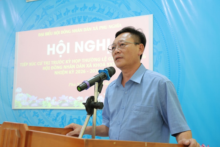 Tổ đại biểu số 02 Hội đồng nhân dân xã Phú Nghĩa khóa XXI tiếp xúc cử tri cụm Trung Hoà- Ảnh 5.
