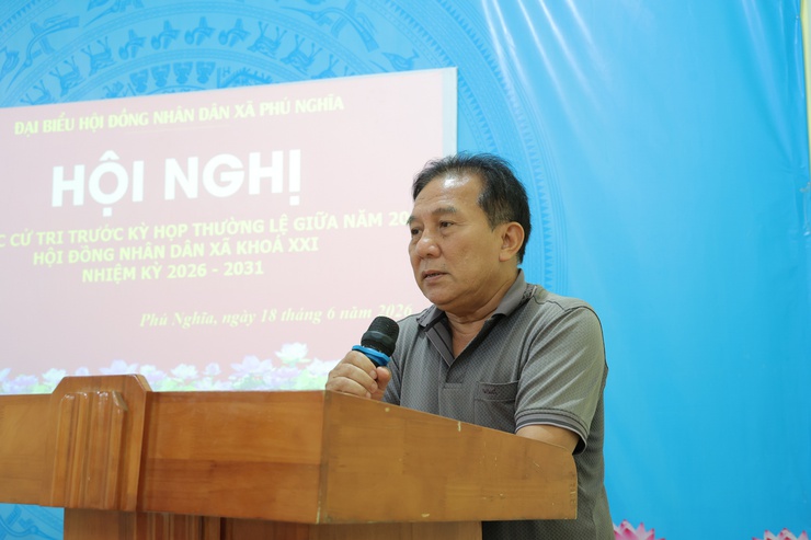 Tổ đại biểu số 02 Hội đồng nhân dân xã Phú Nghĩa khóa XXI tiếp xúc cử tri cụm Trung Hoà- Ảnh 7.