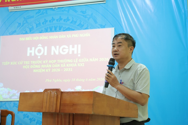 Tổ đại biểu số 02 Hội đồng nhân dân xã Phú Nghĩa khóa XXI tiếp xúc cử tri cụm Trung Hoà- Ảnh 9.