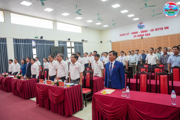 HĐND XÃ HƯNG ĐẠO KHAI MẠC KỲ HỌP THỨ NĂM (KỲ HỌP THƯỜNG LỆ GIỮA NĂM 2026), KHÓA II, NHIỆM KỲ 2026 – 2031- Ảnh 2.