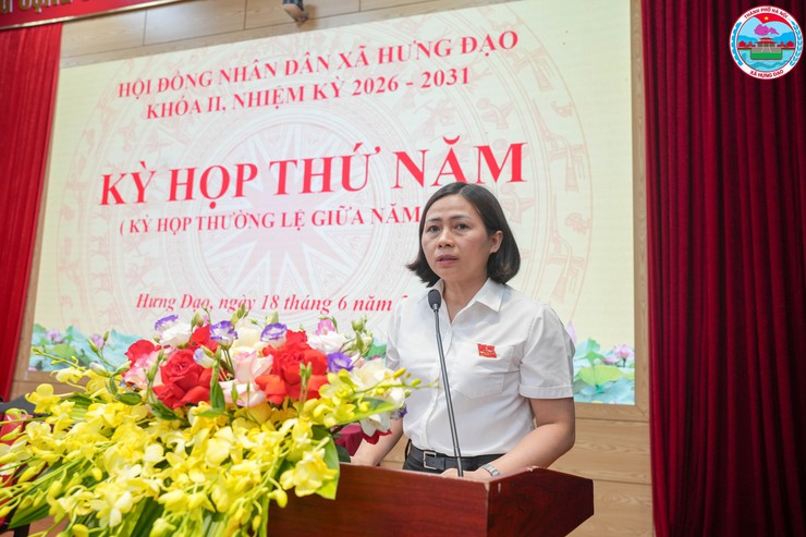 HĐND XÃ HƯNG ĐẠO BẾ MẠC KỲ HỌP THỨ NĂM (KỲ HỌP THƯỜNG LỆ GIỮA NĂM 2026), KHÓA II, NHIỆM KỲ 2026 – 2031- Ảnh 6.