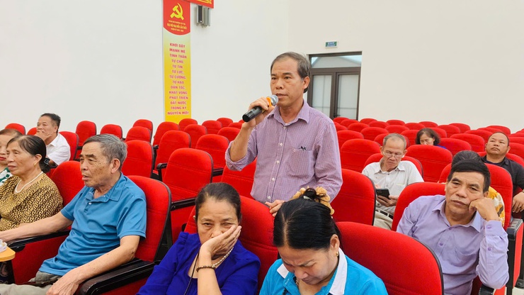 Đại biểu HĐND phường Tây Tựu tiếp xúc cử tri trước kỳ họp thường lệ giữa năm 2026- Ảnh 3.
