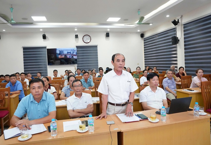 ĐẠI BIỂU HĐND THÀNH PHỐ HÀ NỘI - ĐƠN VỊ BẦU CỬ SỐ 14 TIẾP XÚC CỬ TRI TRƯỚC KỲ HỌP- Ảnh 5.
