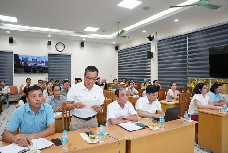 ĐẠI BIỂU HĐND THÀNH PHỐ HÀ NỘI - ĐƠN VỊ BẦU CỬ SỐ 14 TIẾP XÚC CỬ TRI TRƯỚC KỲ HỌP- Ảnh 6.