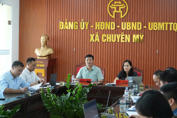 Thường trực HĐND xã Chuyên Mỹ tổ chức Hội nghị thẩm tra các báo cáo, tờ trình và dự thảo nghị quyết trước khi trình tại Kỳ họp thường lệ giữa năm 2026- Ảnh 1.