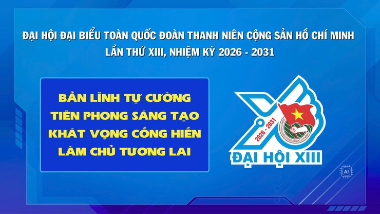 Chào mừng Đại hội đại biểu toàn quốc Đoàn Thanh niên Cộng sản Hồ Chí Minh lần thứ XIII nhiệm kỳ 2026 - 2031- Ảnh 1.