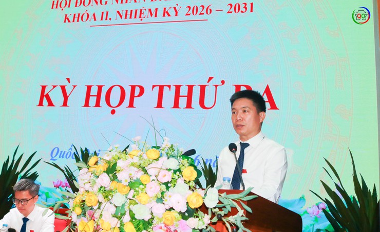 Kỳ họp thứ Ba HĐND xã Quốc Oai khóa II thông qua nhiều nghị quyết quan trọng phục vụ phát triển địa phương- Ảnh 6.