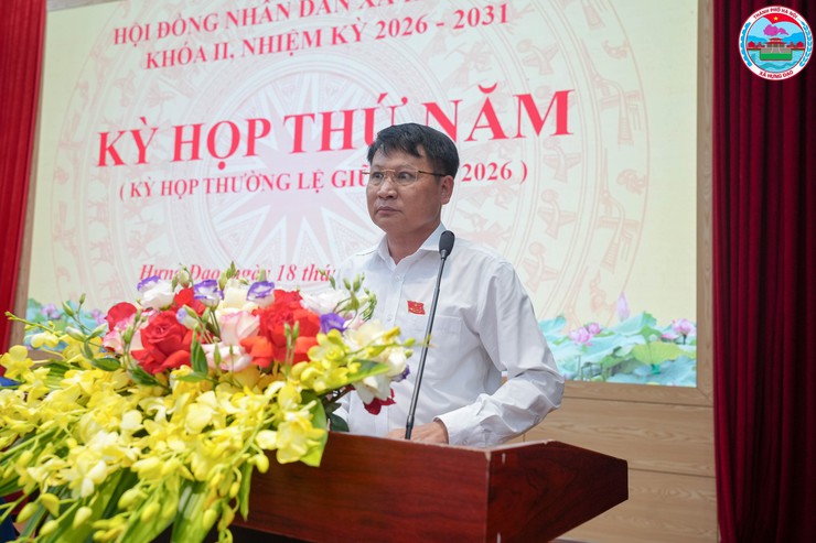 HĐND XÃ HƯNG ĐẠO KHAI MẠC KỲ HỌP THỨ NĂM (KỲ HỌP THƯỜNG LỆ GIỮA NĂM 2026), KHÓA II, NHIỆM KỲ 2026 – 2031- Ảnh 7.