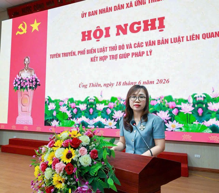 Xã Ứng Thiên tuyên truyền Luật Thủ đô và trợ giúp pháp lý cho người dân- Ảnh 3.