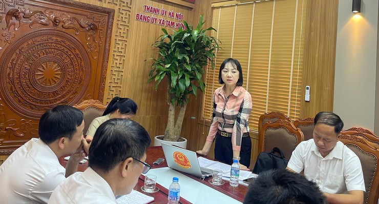 Xã Tam Hưng sơ kết công tác tuyên truyền, vận động Nhân dân thực hiện các dự án trọng điểm trên địa bàn- Ảnh 2.