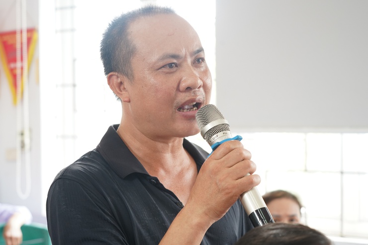 Phường Chương Mỹ vận động, đối thoại và tiếp thu ý kiến nhân dân về phương án bồi thường, hỗ trợ, tái định cư thực hiện dự án cải tạo, nâng cấp Quốc lộ 6 tại TDP Phượng Bãi và Yên Phúc- Ảnh 7.