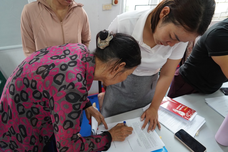 Phường Chương Mỹ vận động, đối thoại và tiếp thu ý kiến nhân dân về phương án bồi thường, hỗ trợ, tái định cư thực hiện dự án cải tạo, nâng cấp Quốc lộ 6 tại TDP Phượng Bãi và Yên Phúc- Ảnh 17.