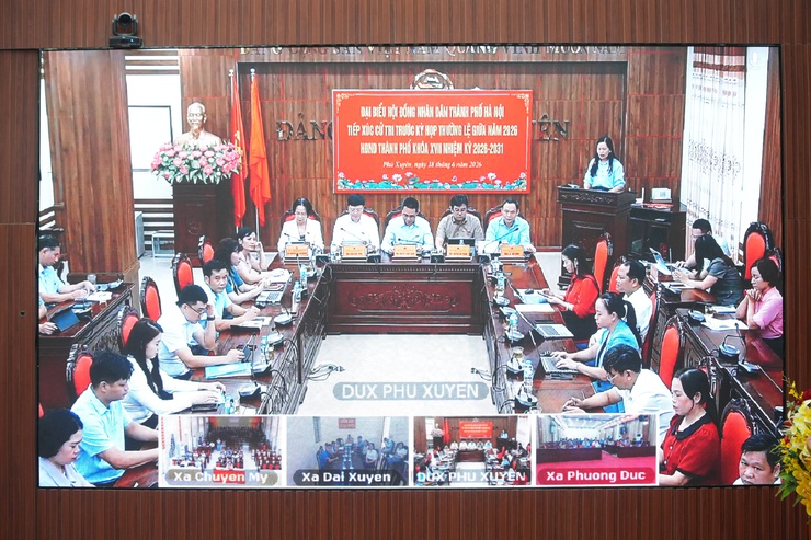 Chuyên Mỹ tham dự hội nghị tiếp xúc cử tri của tổ đại biểu HĐND thành phố trước kỳ họp thường lệ giữa năm 2026- Ảnh 1.