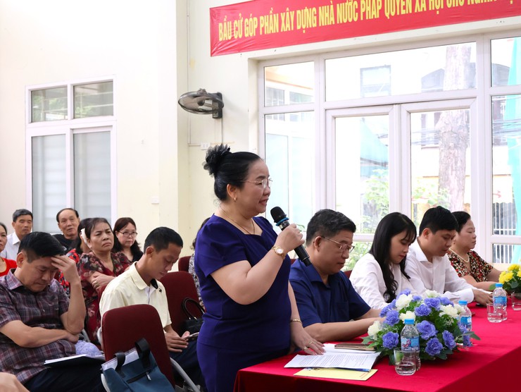 Phường Thanh Xuân đồng loạt tổ chức các Hội nghị tiếp xúc cử tri trước kỳ họp thứ 3 HĐND phường khóa II, nhiệm kỳ 2026-2031 trong ngày 17/6- Ảnh 6.