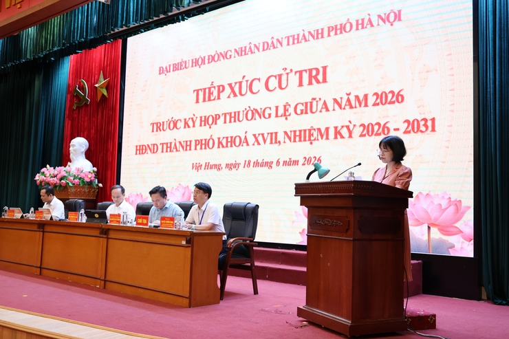 Cử tri các phường Việt Hưng, Long Biên, Bồ Đề và Phúc Lợi tiếp xúc Đại biểu HĐND thành phố Hà Nội trước kỳ họp thường lệ giữa năm 2026- Ảnh 5.