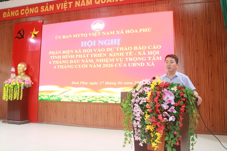 Hội nghị phản biện, đóng góp ý kiến vào dự thảo Báo cáo tình hình phát triển kinh tế - xã hội 6 tháng đầu năm 2026- Ảnh 3.