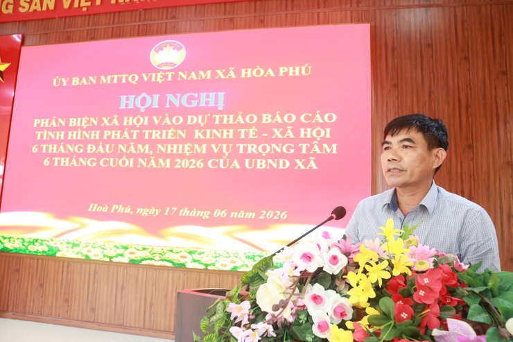 Hội nghị phản biện, đóng góp ý kiến vào dự thảo Báo cáo tình hình phát triển kinh tế - xã hội 6 tháng đầu năm 2026- Ảnh 4.