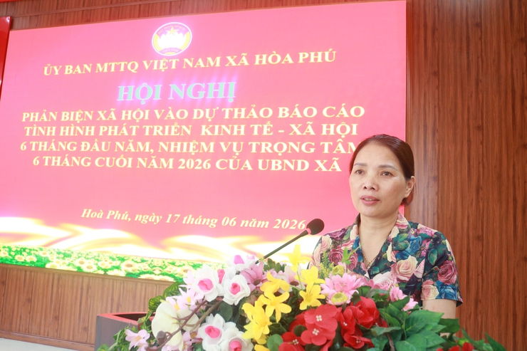 Ủy ban MTTQ xã Hòa Phú công bố Quyết định thành lập Ban Giám sát đầu tư của cộng đồng- Ảnh 2.