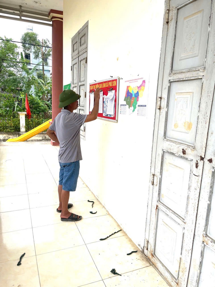 XÃ VẬT LẠI THỰC HIỆN NIÊM YẾT CÔNG KHAI PHƯƠNG ÁN SẮP XẾP, TỔ CHỨC LẠI THÔN- Ảnh 2.