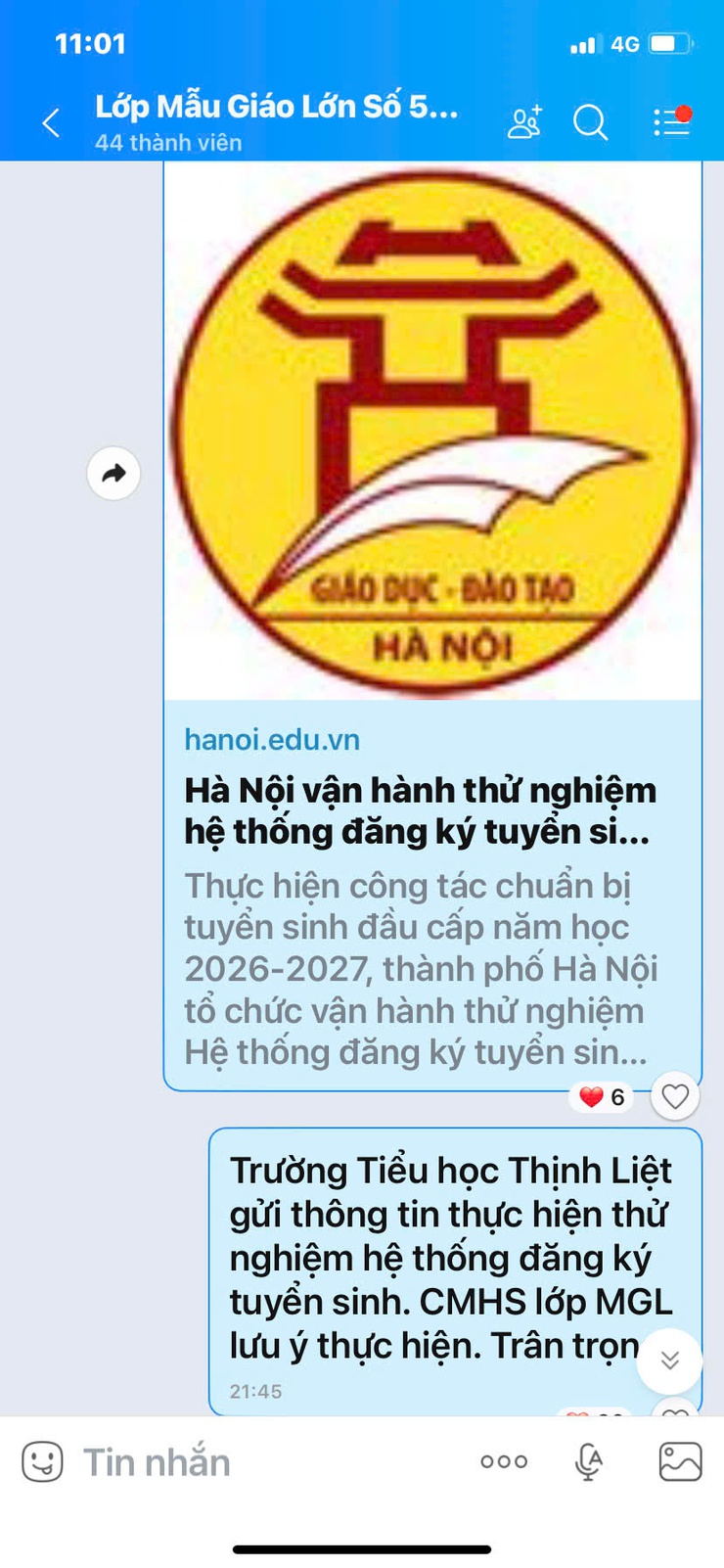 TRƯỜNG MẦM NON THỊNH LIỆT TÍCH CỰC THAM GIA VẬN HÀNH THỬ NGHIỆM HỆ THỐNG TUYỂN SINH TRỰC TUYẾN NĂM HỌC 2026 – 2027- Ảnh 4.