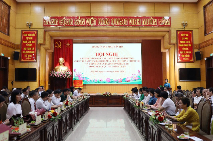 Phường Tây Hồ chuyển biến mạnh sau 1 năm vận hành mô hình chính quyền địa phương hai cấp- Ảnh 1.
