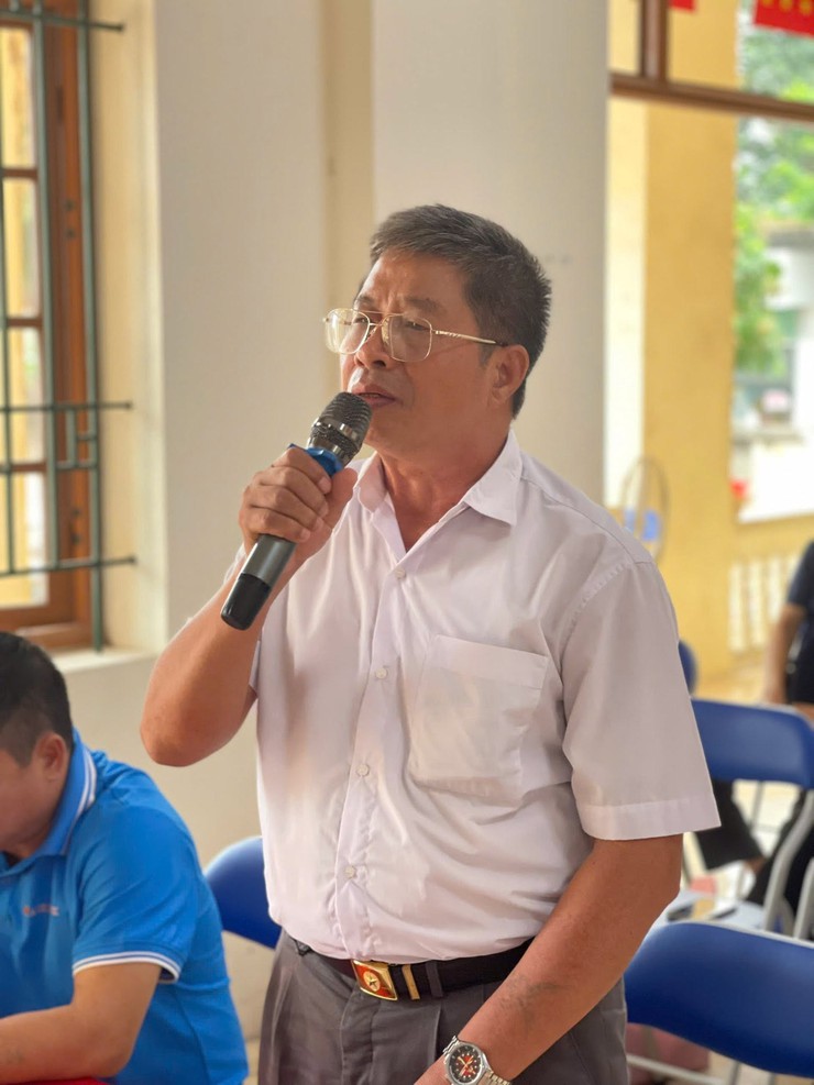 TỔ ĐẠI BIỂU HĐND XÃ NỘI BÀI SỐ 4, SỐ 5 VÀ SỐ 6 TIẾP XÚC CỬ TRI TRƯỚC KỲ HỌP THỨ 3 HĐND XÃ- Ảnh 7.