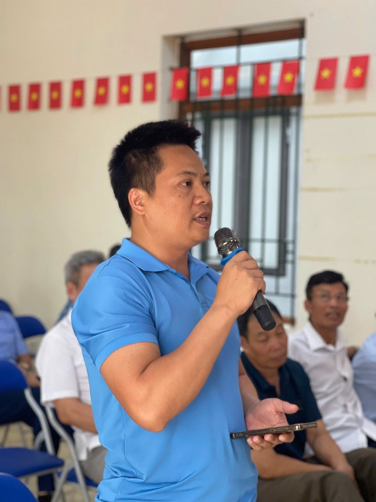 TỔ ĐẠI BIỂU HĐND XÃ NỘI BÀI SỐ 4, SỐ 5 VÀ SỐ 6 TIẾP XÚC CỬ TRI TRƯỚC KỲ HỌP THỨ 3 HĐND XÃ- Ảnh 11.