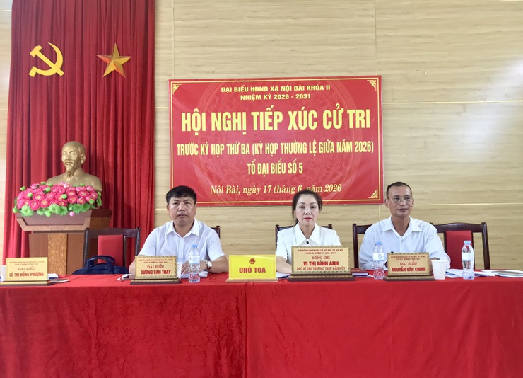 TỔ ĐẠI BIỂU HĐND XÃ NỘI BÀI SỐ 4, SỐ 5 VÀ SỐ 6 TIẾP XÚC CỬ TRI TRƯỚC KỲ HỌP THỨ 3 HĐND XÃ- Ảnh 2.