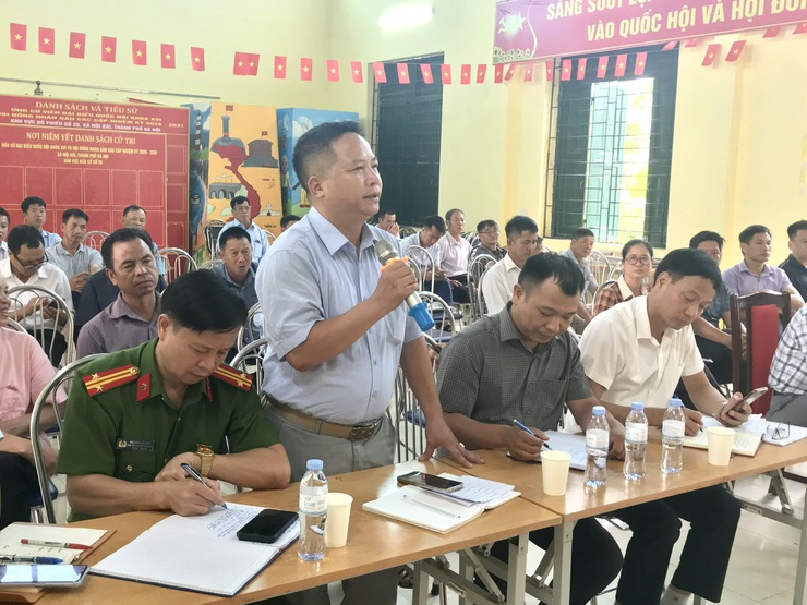 TỔ ĐẠI BIỂU HĐND XÃ NỘI BÀI SỐ 4, SỐ 5 VÀ SỐ 6 TIẾP XÚC CỬ TRI TRƯỚC KỲ HỌP THỨ 3 HĐND XÃ- Ảnh 14.