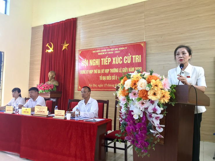 TỔ ĐẠI BIỂU HĐND XÃ NỘI BÀI SỐ 4, SỐ 5 VÀ SỐ 6 TIẾP XÚC CỬ TRI TRƯỚC KỲ HỌP THỨ 3 HĐND XÃ- Ảnh 16.