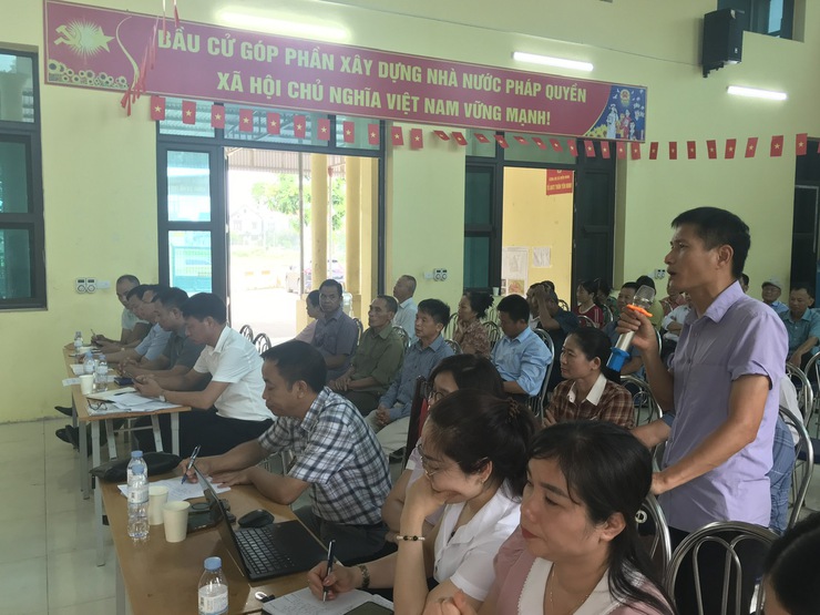 TỔ ĐẠI BIỂU HĐND XÃ NỘI BÀI SỐ 4, SỐ 5 VÀ SỐ 6 TIẾP XÚC CỬ TRI TRƯỚC KỲ HỌP THỨ 3 HĐND XÃ- Ảnh 18.