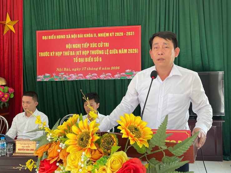 TỔ ĐẠI BIỂU HĐND XÃ NỘI BÀI SỐ 4, SỐ 5 VÀ SỐ 6 TIẾP XÚC CỬ TRI TRƯỚC KỲ HỌP THỨ 3 HĐND XÃ- Ảnh 21.
