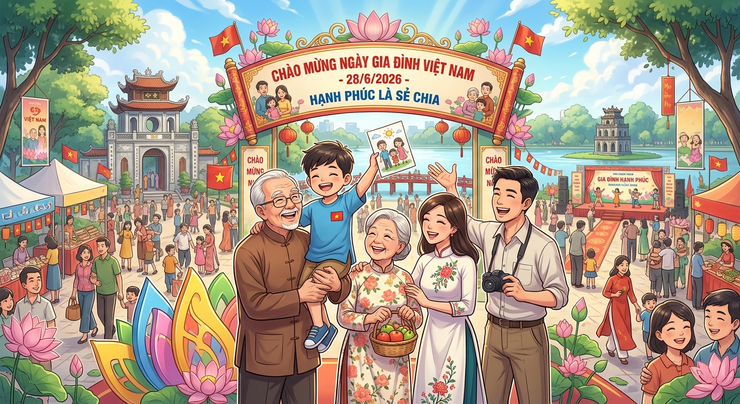 Kỷ niệm Ngày Gia đình Việt Nam 28/6 - Giữ gìn và phát huy các giá trị văn hóa truyền thống tốt đẹp- Ảnh 1.