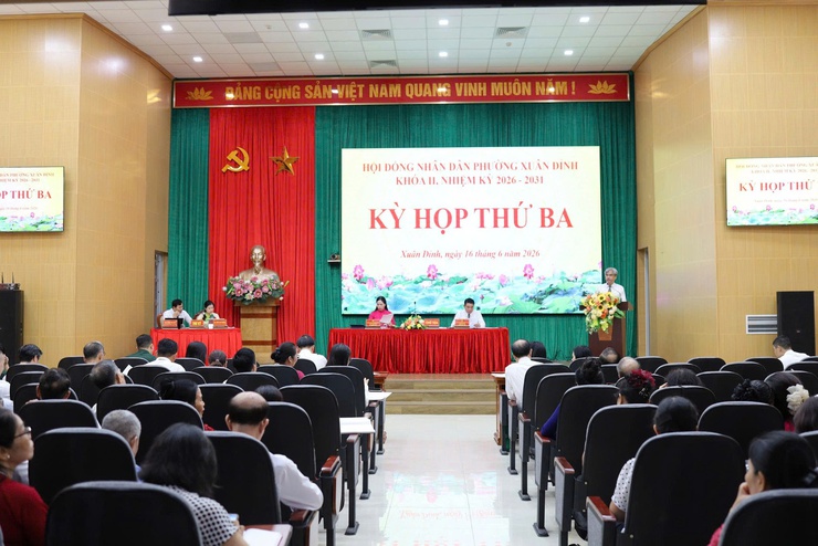 Phường Xuân Đỉnh tổ chức thành công Kỳ họp thứ Ba HĐND Phường Khoá II, Nhiệm kỳ 2026 – 2031.- Ảnh 1.