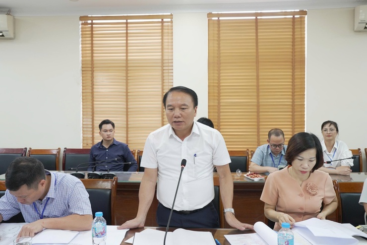 Sở Nông nghiệp và Môi trường Hà Nội kiểm tra công tác định vị mốc ranh giới sơ bộ dự án Đầu tư xây dựng Khu đô thị đa mục tiêu Bắc Thăng Long Urban City tại xã Thiên Lộc- Ảnh 3.