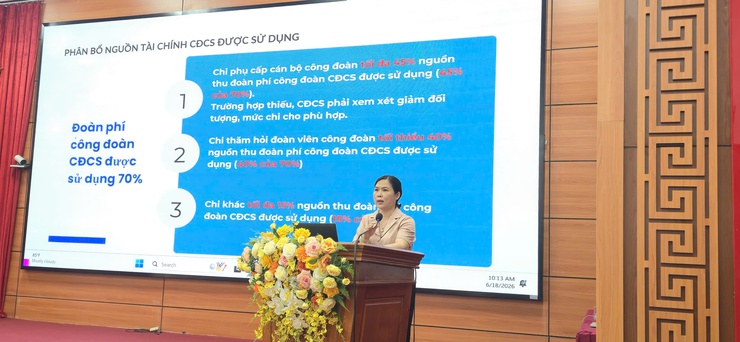 Công đoàn phường Long Biên phối hợp tổ chức Hội nghị tập huấn nghiệp vụ công tác Công đoàn năm 2026- Ảnh 2.
