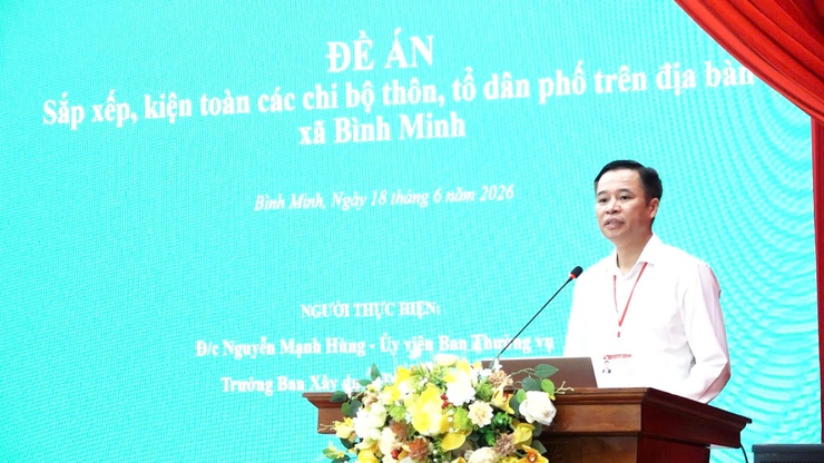 ĐẢNG ỦY XÃ BÌNH MINH TRIỂN KHAI ĐỀ ÁN SẮP XẾP, KIỆN TOÀN CHI BỘ THÔN, TỔ DÂN PHỐ; LẤY Ý KIẾN CẤP ỦY PHỤC VỤ CÔNG TÁC NHÂN SỰ SAU SẮP XẾP- Ảnh 2.