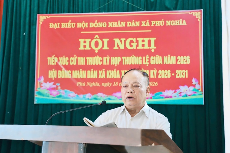Tổ đại biểu số 3 HĐND xã tiếp xúc cử tri cụm Thanh Bình trước kỳ họp thường lệ giữa năm 2026 của HĐND xã- Ảnh 6.